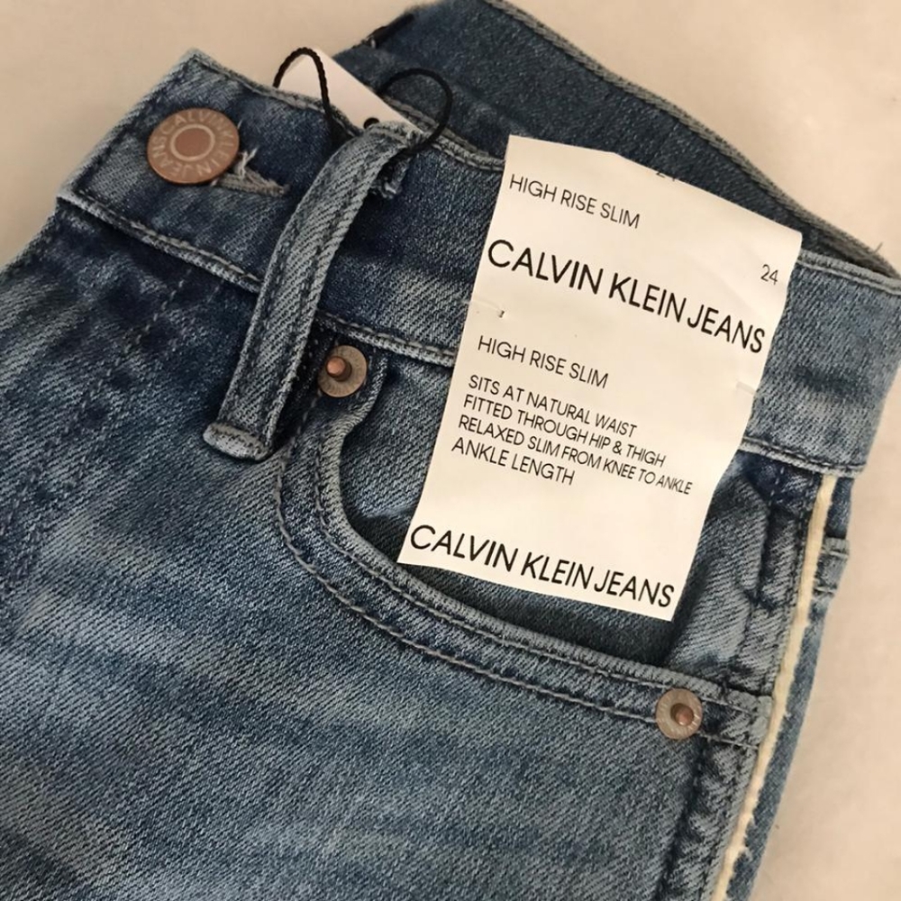 Calvin Klein High Rise Slim Jeans